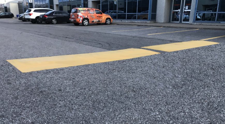 Reducing the risk of careless drivers in retail parking lots
